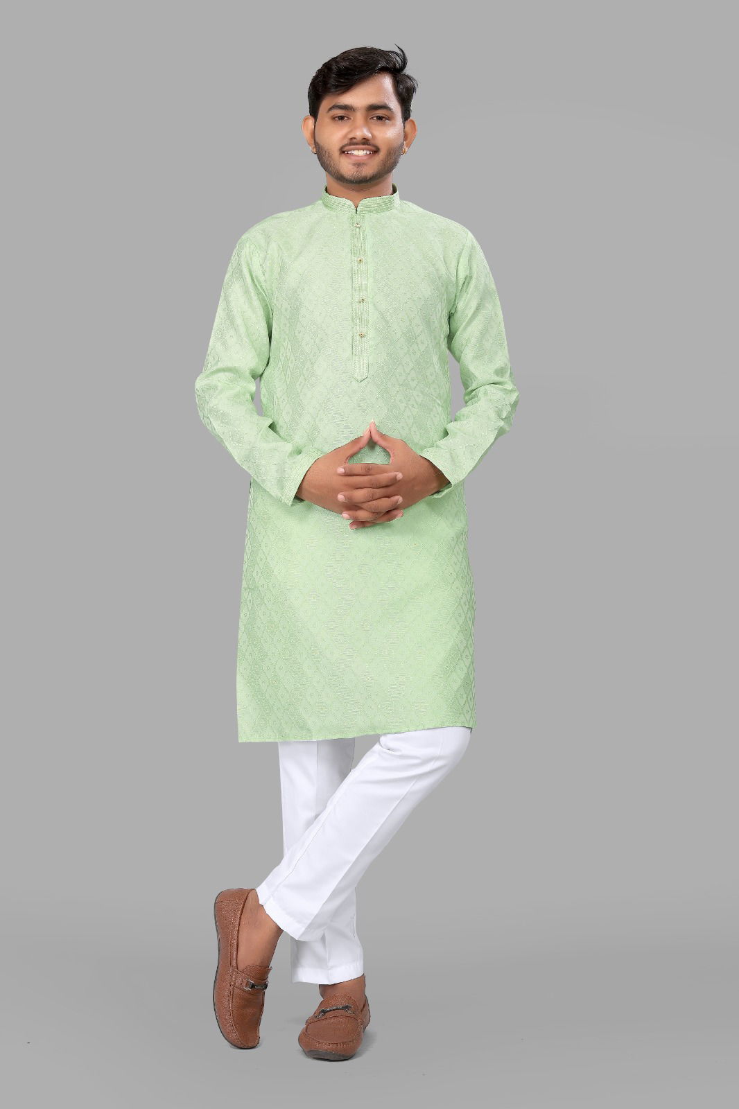 Pintex jacquard 1 Mens Kurta Pajama Manufacturers